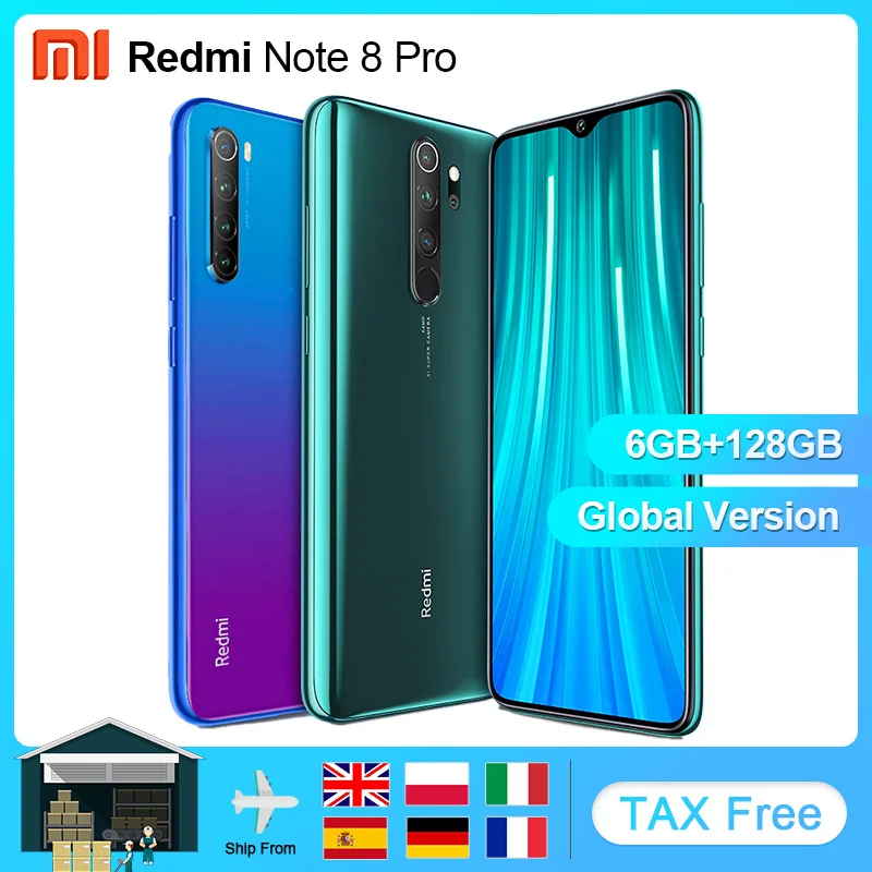 Глобальная версия смартфона Xiaomi Redmi Note 8 Pro 6 ГБ 128 64 мп | Мобильные телефоны и