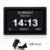 7'' Table Desk Digital Calendar Wall LED Alarm Clock with Snooze, USB Phone Charger , Multi-Languages to display , Time Reminder 7
