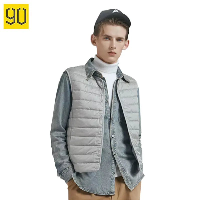 

90FUN Winter Warm Jacket Thermal Cotton Coats Infrared Washable Heated Vest Soft Breathable Down Jacket For Men Apparel