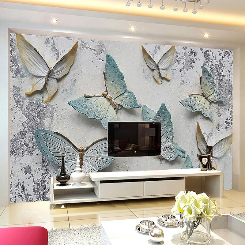 Custom-Mural-Wallpaper-Modern-3D-Relief-Butterfly-Background-Wall-Paper-For-Walls-Living-Room-TV-Sofa