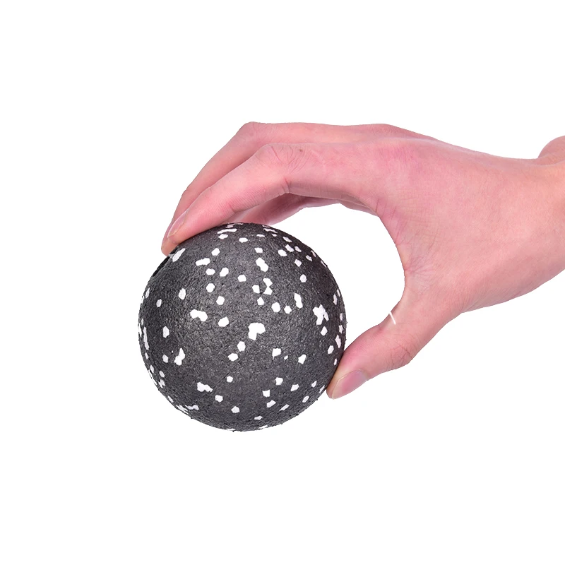 8 см высокой плотности EPP Массажный мяч легкий черный Фитнес тренировочный Массажный мяч для тела Йога спортивные упражнения