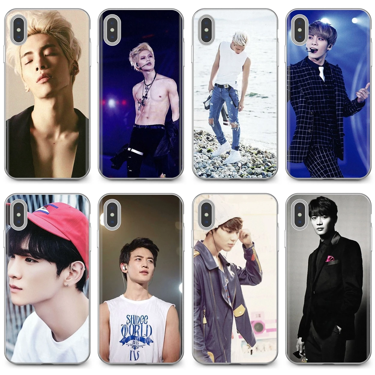 Силиконовый чехол для Samsung Galaxy J1 J2 J3 J4 J5 J6 J7 J8 Plus 2018 Prime 2015 2016 2017 Jonghyun Key shinee kpop minho с