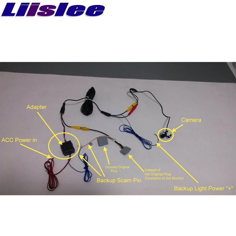 Connect Original Factory Screen : Monitor Car Camera For HONDA For Accord MK9 2013 2014 2015 High Quality Rear View Back Up Cam4