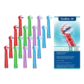 

16pcs Replacement Kids Children Tooth Brush Heads For Oral-B Electric Toothbrush Fit Advance Power/Pro Health/Triumph/3D Excel
