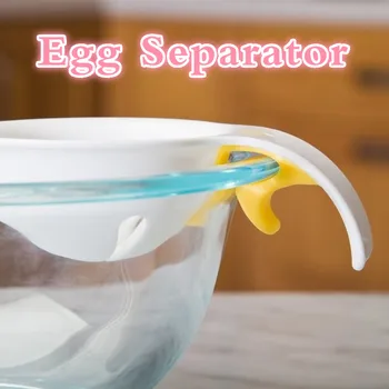 

Plastic Egg White Separator Egg Yolk Filter Kitchen Gadgets And Accessories Separate Funnel Spoon Egg Divider Egg Kitchen Tools