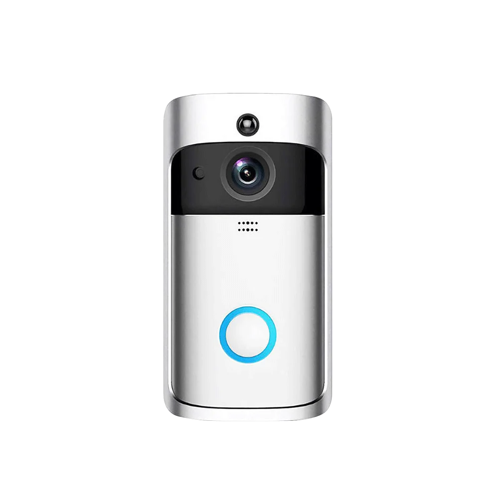 

WIFI Camera Doorbell, 2 batteries Smart IP Camera Motion Detection Night Vision Two-way Audio Home Security Camera Doorbell D001