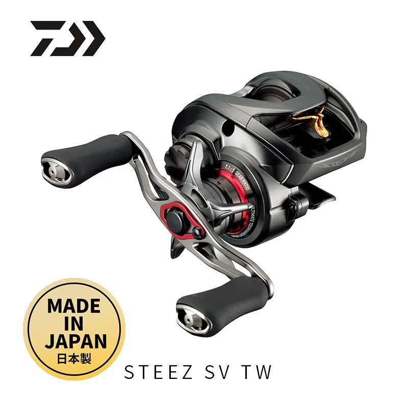 

2019 DAIWA STEEZ CT SV TW 700H 700HL Baitcasting Fishing Reel 6.3:1 Gear 4.5kg Max Drag TWS G1 Spool Wheel Fishing Tackle