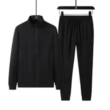 2021 Large Men's Autumn and Winter Clothes Fashion Leisure Sports Suit Long Sleeve Long Pants Sweater Cardigan Three Piece Set