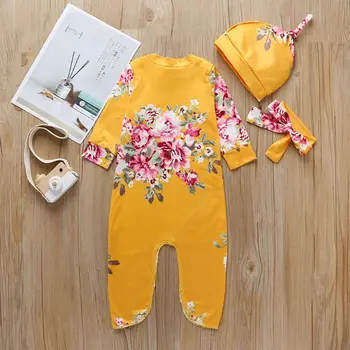 

Infant Baby Floral Sleeping Swaddle Bag with Headband Newborn Photography Prop Infant Swaddle Bag