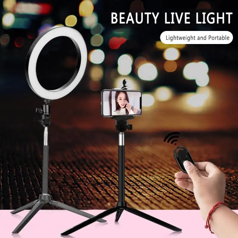 Photography Studio LED Ring Light Dimmable With Remote Control For YouTube Video Makeup Lamp USB Desk Tripods Camera Ring light