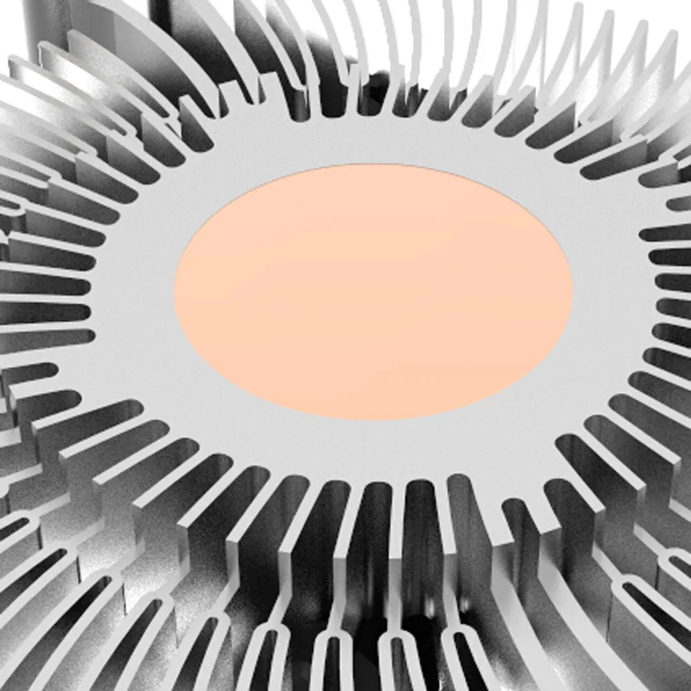 Ventilador de Refrigeração Cpu para Intel 1u 1u Cobre e Alumínio Radiador Lga 1150 1151 1155 1156 - Imagem 2