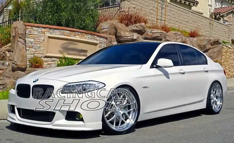 NEW STYLE FRONT LIP SPOILER FOR BMW F10 NEW 5-SERIES M-TECH MSPORT FRONT BUMPER 2011UP