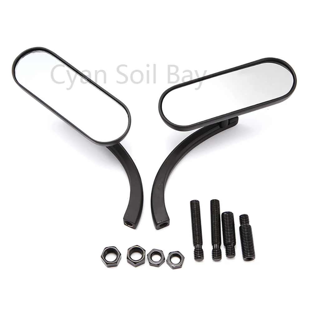 

2 colors Universal Aluminum Motorcycle Mirror Scooter E-Bike Rearview Mirrors accessories moto mirrors