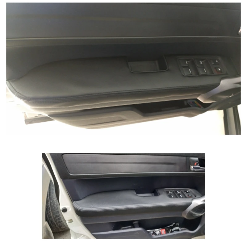 Пара автомобильных кожаных подлокотники передней двери Крышка для Honda CRV 2007 2008 2009 2010 2011 2012