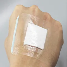 10 Uds. 6x6 7cm x 10cm venda adhesiva resistente al agua adhesivo médico vendaje de ayuda para heridas Primeros Auxilios para exteriores