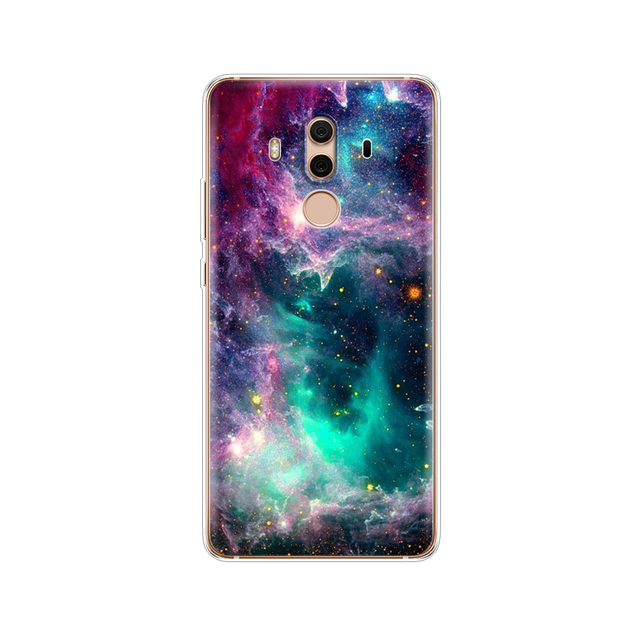 TPU Case For Huawei Mate 10 lite Printing Drawing silicon Phone Cases Cover For Huawei Mate 10 pro coque for mate 10