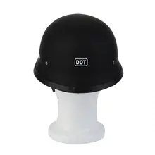 Casque de moto noir mat, Style allemand, Vintage, Durable, demi visage, M/L/XL, offre spéciale