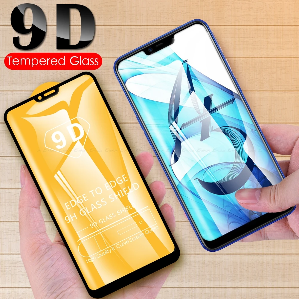 

9D Full Cover Screen Protector Glass For Oppo A7 AX7 AX5 AX5s A5s A5 A3s A1 A83 A75 A73 A71k A71 Tempered Glass Protective Film