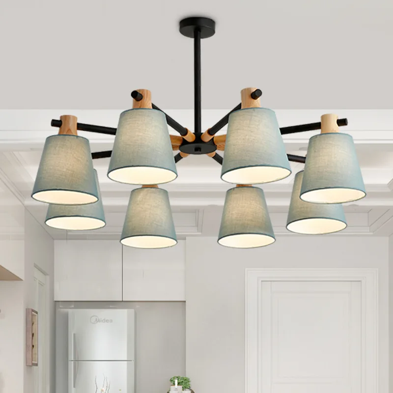 

luminaria luminaire suspendu wood living room bedroom luminaire