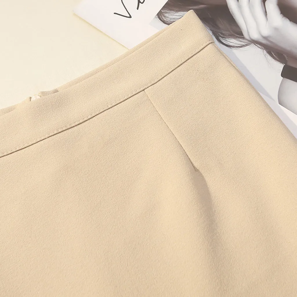MIARHB мини-юбка, юбки для женщин, s ropa mujer, модные женские повседневные однотонные Короткие мини-юбки с высокой талией, faldas mujer moda