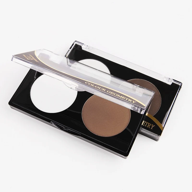 2 цвета Макияж Highlighter порошок бронзатор консилер палитра контур лица макияж отбеливание ярче косметический маркер порошок