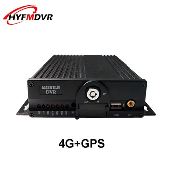 

HYFMDVR 4-channel SD card recorder 4G remote monitoring MDVR GPS positioning truck/excavator/crane