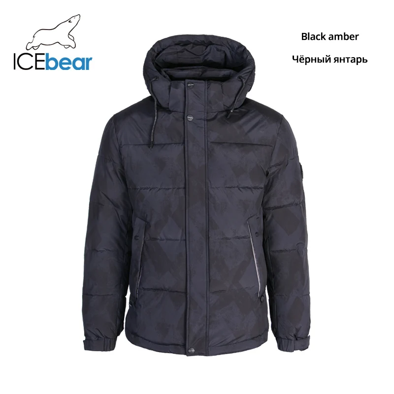 ICEbear Новая мужская зимняя куртка модное мужское пальто ветрозащитное теплое пальто MWD19908I - Цвет: M460
