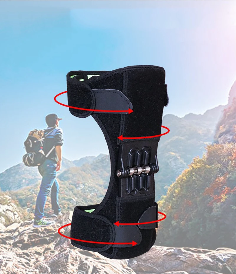 Knee Protection Booster Power Support Knee Pads Powerful Rebound Spring Force Sports Reduces Soreness Old Cold Leg Protection knee pad knee support knee support sleeve knee brace knee wraps