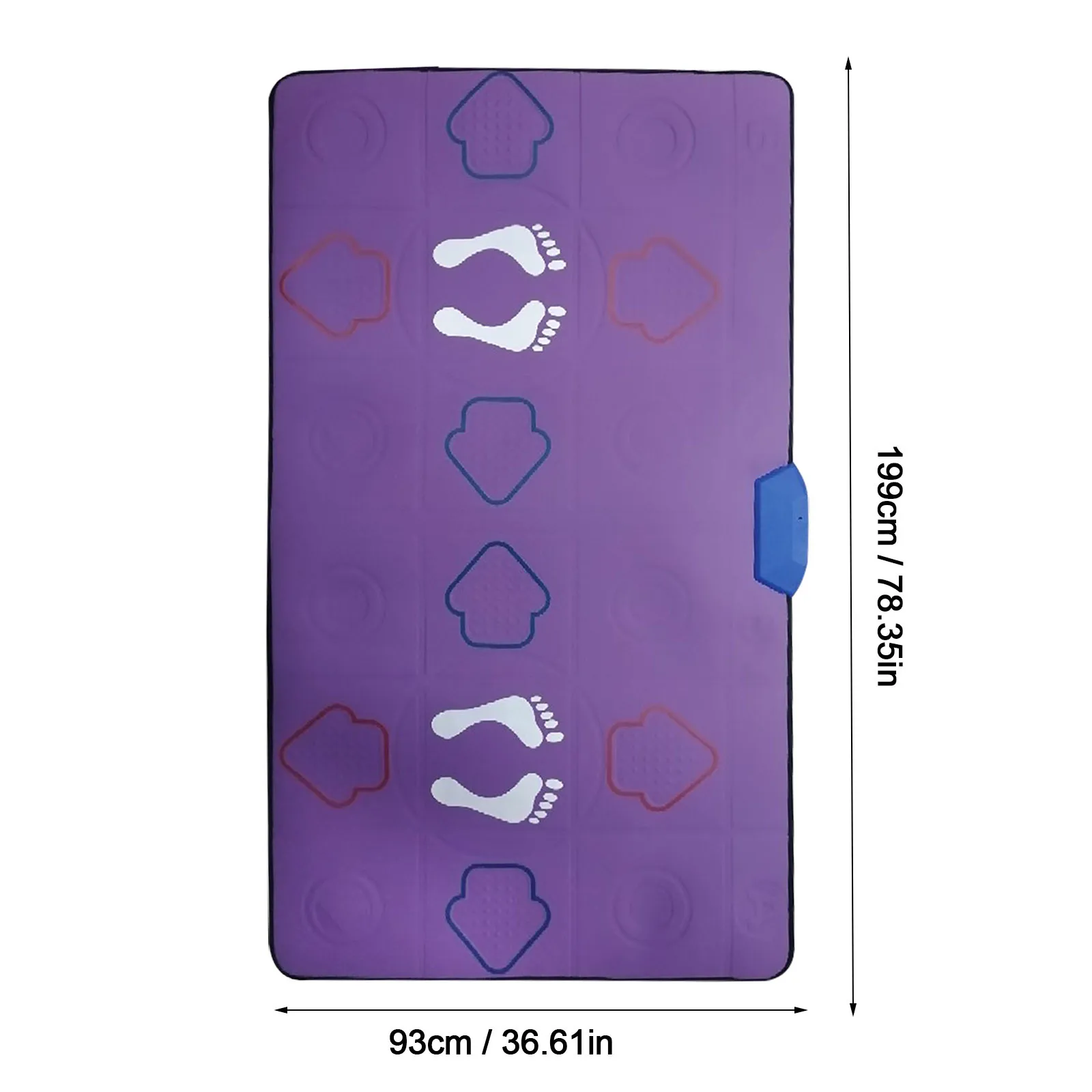 Relefree Double Human Dance Blanket Pads Computer Tv Slimming Dancer Blanket Mat Pad With Two Handle Sense Game For Pc Tv #3#g3