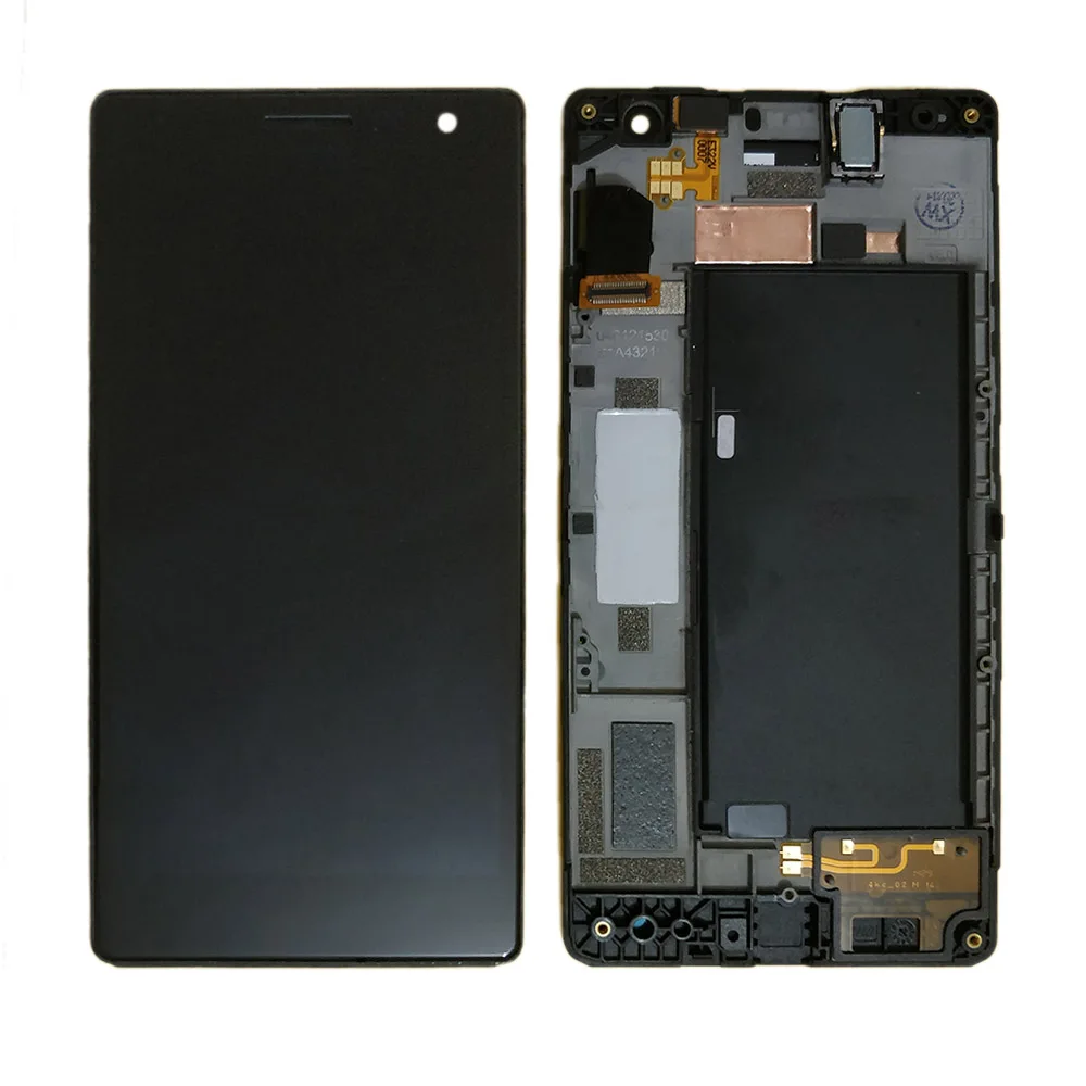 ЖК дисплей для Nokia Lumia 730 735 дигитайзер сенсорного экрана в сборе с рамкой lumia
