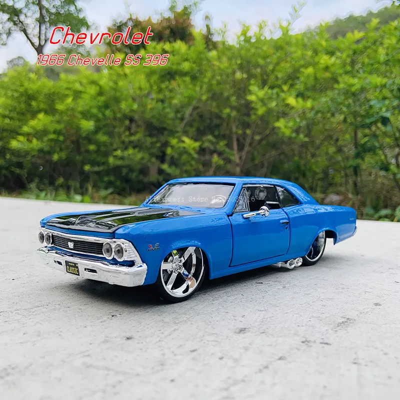 Модель автомобиля Maisto 1:24 1966 Chevrolet Chevelle SS 396 из сплава ремесло Декоративные