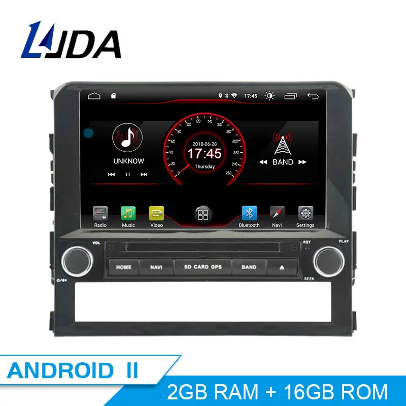 Carplay DSP Android 11 Car DVD Player For Toyota LAND CRUISER LC200 2016 2017 Wifi GPS Navi 2 Din Radio Multimedia Stereo | Автомобили и