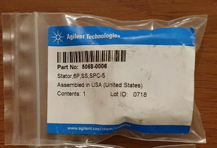 Agilent 5068-0006 고정자 6 포트 밸브 UHPLC 1200BAR