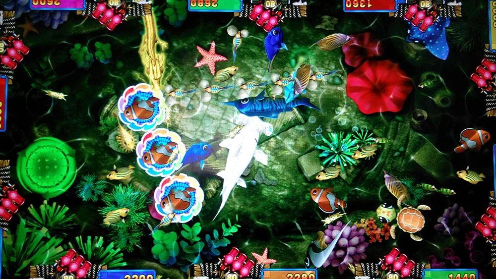 Arcade Shooting Game Machine Host Accessories for 6-10 Players Description Image.This Product Can Be Found With The Tag Names Board Game, Fish hunter game machine, Sports Entertainment