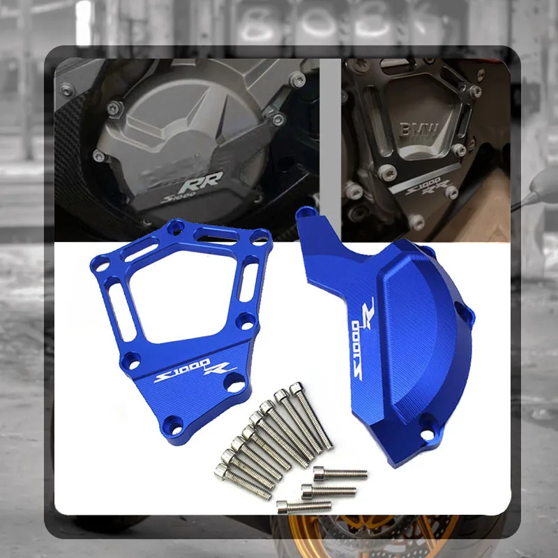 

Аксессуары для мотоциклов BMW S1000R S1000 R S 1000R 2014-2020 2019 2018 CNC, алюминиевая крышка статора двигателя, чехол, протектор слайдера