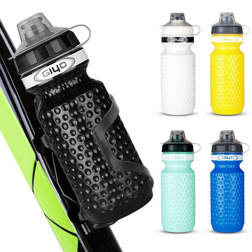 GIYO 600 мл Спортивная бутылка для воды MTB дорожный велосипед многоразовая походная велосипедная фляга переносная Спортивная бутылка