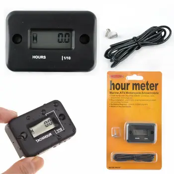 

Auto flip 1*Sensor For any gasoline engine Engine Hour Meter For Motorcycle
