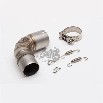 

Motorcycle Modified Exhaust Pipe Muffler Exhaust Middle Link Pipe Connection Pipe CB1000R Mid Section CB1000R Exhaust