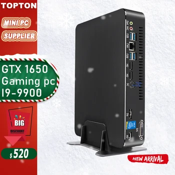 

Newest Gaming Computer MINI PC Corei9-9900 i7-9700 i5-9400F GTX 1650 4GB 2*DDR4 Windows Mini PC M.2 NVMe HDMI2.0 Graphics 630 AC