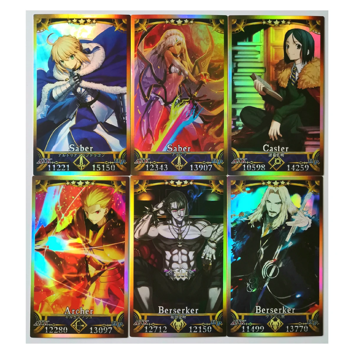 Anime Game Collection Cartões, Destino, FGO, O Santo Graal, Guerra Alter,  Brinquedos Hobbies, Hobby Collectibles, 62pcs, Conjunto