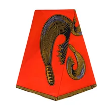 Новая мода красный принт Африканский хлопок настоящая гарантия настоящий голландский воск ткань