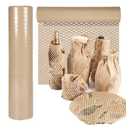 Wrapping Material Arte Florist Supplies For Packaging Kraft Business Craft Gift Flower Wrapping Vintage Vellum Brown Raw Rolling