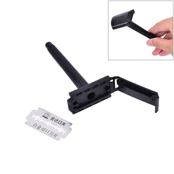 

Men Double Edge Blade Shaving Hair Razor Shaver Blades Old-Style Hot