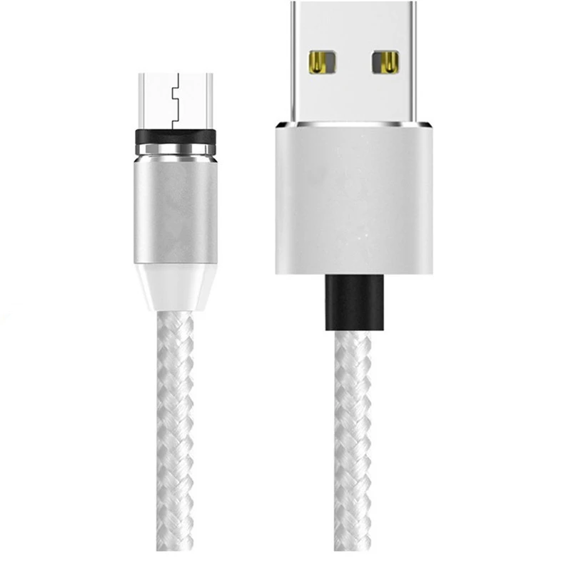 1 м кабель для Micro USB V8 светодиодный магнитное зарядное устройство USB Магнитный адаптер