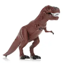 LED Light Up Walking Dinosaur Kids Toy Figure Sound Real Movement Gifts