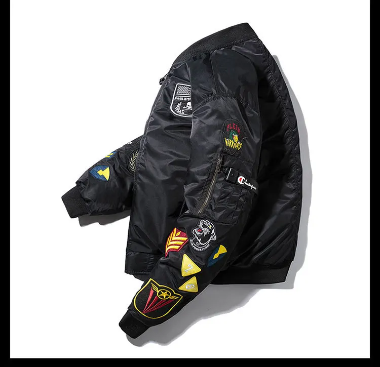 Европа Америка Винтаж Харадзюку хип хоп Мужская s куртка-бомбер Модная Повседневная тонкая с принтом утолщенная мужская куртка куртки и пальто