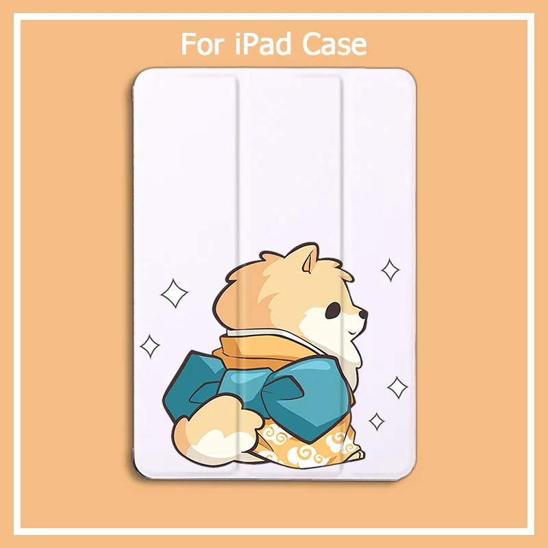 Dog iPad Pro 11 Cute Corgi Dog iPad case Cute Kids Kawaii Corgi iPad Case Little Corgi iPad Case 2020 6th Gen 2018 Puppy iPad Case