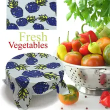 Экологически чистые многоразовые крышки для пищевых продуктов устойчивая пластиковая свободная пищевая хранения органический пчелиный воск оберточная пленка Замена для фруктов