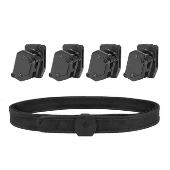 

4PCS IPSC Magazine Holster Set USPSA IDPA Competition High Speed Shooting Inner & Outer Belt Multi-Angle Speed Pistol Pouch