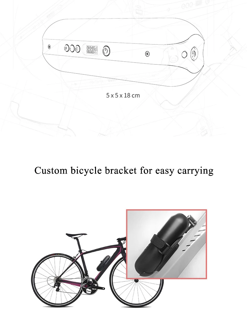 150PSI MTB велосипедный насос, велосипедные насосы высокого давления, светодиодный светильник, зарядное устройство, портативный велосипедный шар, автомобильный насос, аксессуары